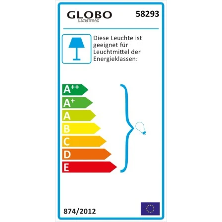 Globo Stehleuchte Mareen Grau EEK: E-A++ 4 Globo Stehleuchte Mareen Grau EEK: E-A++ – Bild 2
