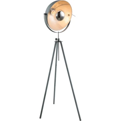 Globo Stehleuchte Miram Zementoptik-Silber 3 Globo Stehleuchte Miram Zementoptik-Silber