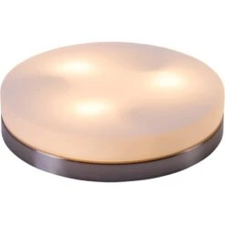 Globo Deckenleuchte OPAL Nickel Matt