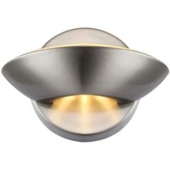 Globo LED-Wandleuchte SAMMY Nickel Matt