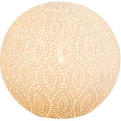 Globo Tischleuchte Askja Porzellan Weiß