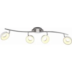 Globo LED-Spot 4er Abril Nickel Matt
