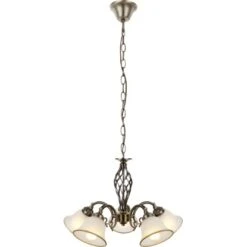 Globo Kronleuchter ODIN Altmessing