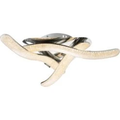 Globo LED-Deckenleuchte NABRO Chrom