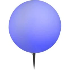 Globo Außen-Kugelleuchte Mit Erdspieß TOULA Kunststoff Weiß -Globo Lighting 2248235 3749 31776 b