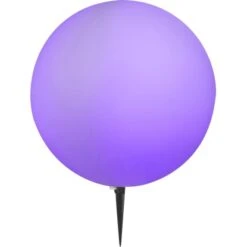 Globo Außen-Kugelleuchte Mit Erdspieß TOULA Kunststoff Weiß -Globo Lighting 2248235 3749 31776 d