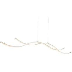 Globo LED-Pendelleuchte JORNE Nickel Matt