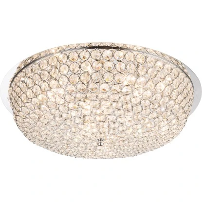 Globo LED-Deckenleuchte EMILIA Chrom 3 Globo LED-Deckenleuchte EMILIA Chrom