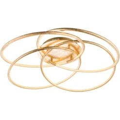 Globo LED-Deckenleuchte BARNA Aluminium Goldfarben