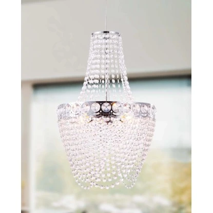 Globo Kronleuchter STROMBOLI Chrom 3 Globo Kronleuchter STROMBOLI Chrom