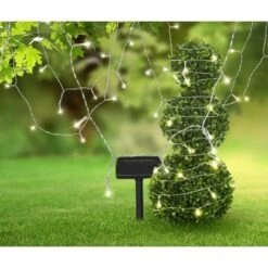 Globo LED-Solarlichterkette 120 LEDs Transparent 20 M -Globo Lighting 316772 3749 4