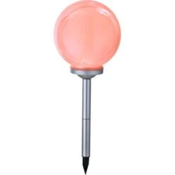 Globo LED-Solaraußenleuchte Mit Kugel Und Erdspieß Silber 16 Globo LED-Solaraußenleuchte Mit Kugel Und Erdspieß Silber -Globo Lighting 316816 3749 7
