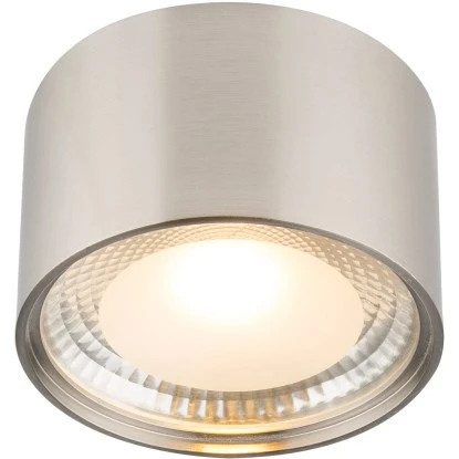 Globo LED-Deckenleuchte Serena Nickel Matt Ø 11,3 Cm 3 Globo LED-Deckenleuchte Serena Nickel Matt Ø 11,3 Cm