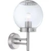 Globo Außenleuchte Bowle II Edelstahl-Klar 33 Cm X 20 Cm -Globo Lighting 408814 3794