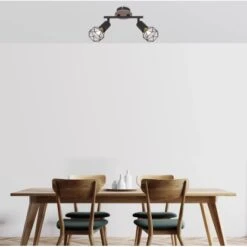 Globo Spots 2er Xara I Holz -Globo Lighting 503606 3749 54802S2H 7