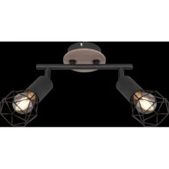 Globo Spots 2er Xara I Holz -Globo Lighting 503606 3749 54802S2H 9