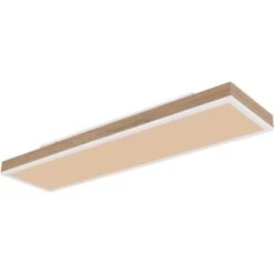 Globo LED-Deckenleuchte Doro 80 Cm X 20 Cm Aluminium-Weiß Matt -Globo Lighting 611305 3749 S 03