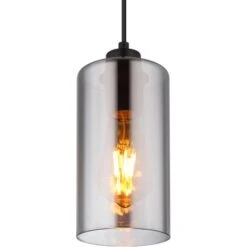 Globo Pendelleuchte Olly 1-flammig Metall Schwarz Matt 6 Globo Pendelleuchte Olly 1-flammig Metall Schwarz Matt -Globo Lighting 611313 3749 S 01