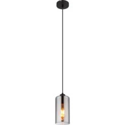 Globo Pendelleuchte Olly 1-flammig Metall Schwarz Matt 7 Globo Pendelleuchte Olly 1-flammig Metall Schwarz Matt -Globo Lighting 611313 3749 S 03