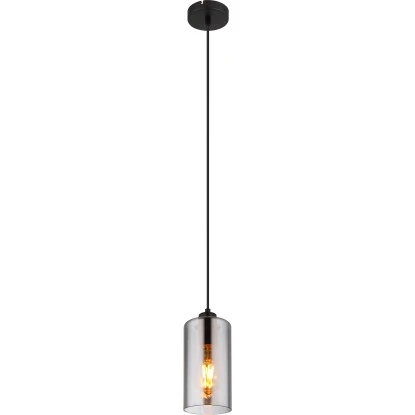 Globo Pendelleuchte Olly 1-flammig Metall Schwarz Matt 5 Globo Pendelleuchte Olly 1-flammig Metall Schwarz Matt – Bild 3