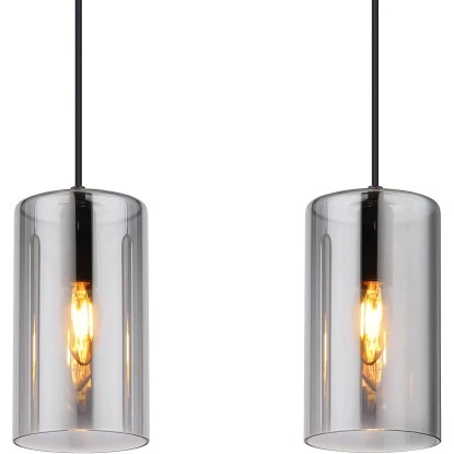 Globo Pendelleuchte Olly 3-flammig Metall Schwarz Matt 5 Globo Pendelleuchte Olly 3-flammig Metall Schwarz Matt – Bild 3