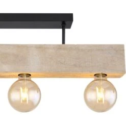 Globo Deckenleuchte Adalaie 3-flammig Metall Schwarz -Globo Lighting 755210 3749 6