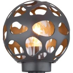 Globo Außenleuchte Hilario Mit Sensor Kunststoff Klar Anthrazit -Globo Lighting 755221 3749 6