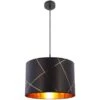 Globo Hängeleuchte Bemmo 1-flammig Ø 45 Cm Metall Schwarz