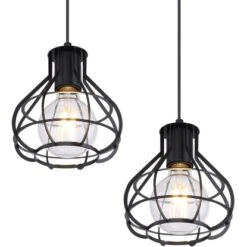 Globo Deckenleuchte Clastra 4-flammig Metall Schwarz Matt 13 Globo Deckenleuchte Clastra 4-flammig Metall Schwarz Matt -Globo Lighting 755551 3749 6
