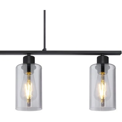 Globo Hängeleuchte Hadera 4-flammig Metall Schwarz Matt 8 Globo Hängeleuchte Hadera 4-flammig Metall Schwarz Matt – Bild 6