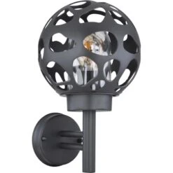 Globo Außenleuchte Hilario Kunststoff Klar Anthrazit -Globo Lighting 756027 3749 3