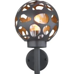 Globo Außenleuchte Hilario Kunststoff Klar Anthrazit -Globo Lighting 756027 3749 4