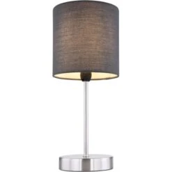 Globo Tischleuchte Sanna Metall Nickel Matt 9 Globo Tischleuchte Sanna Metall Nickel Matt -Globo Lighting 756065 3749 3