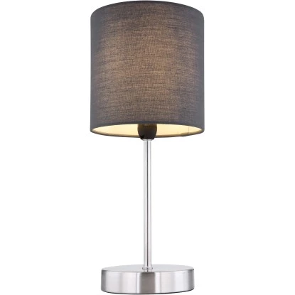 Globo Tischleuchte Sanna Metall Nickel Matt 5 Globo Tischleuchte Sanna Metall Nickel Matt – Bild 3