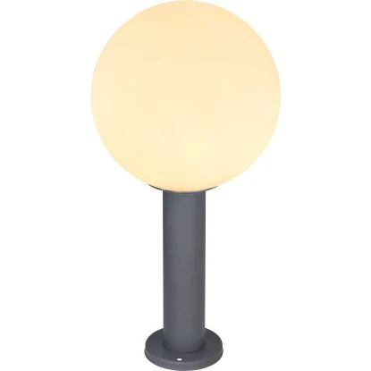 Globo Außenleuchte Ossy Ø 25 Cm X 50 Cm Anthrazit 3 Globo Außenleuchte Ossy Ø 25 Cm X 50 Cm Anthrazit