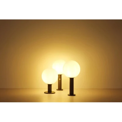 Globo Außenleuchte Ossy Ø 25 Cm X 50 Cm Anthrazit 4 Globo Außenleuchte Ossy Ø 25 Cm X 50 Cm Anthrazit – Bild 2