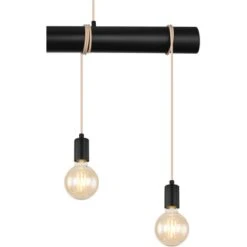 Globo LED-Hängeleuchte Magnus 4-flammig Metall Schwarz Matt -Globo Lighting 756084 3749 6