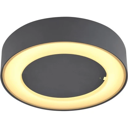 Globo Außenleuchte Sura Rund Anthrazit Ø 20 Cm 3 Globo Außenleuchte Sura Rund Anthrazit Ø 20 Cm