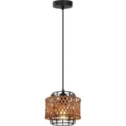 Globo Hängeleuchte Gina 1-flammig Ø 17 Cm Metall Schwarz