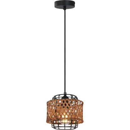 Globo Hängeleuchte Gina 1-flammig Ø 17 Cm Metall Schwarz 3 Globo Hängeleuchte Gina 1-flammig Ø 17 Cm Metall Schwarz