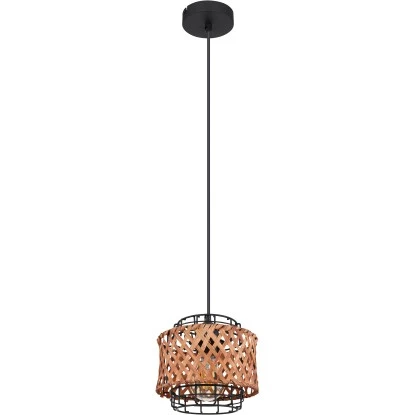 Globo Hängeleuchte Gina 1-flammig Ø 17 Cm Metall Schwarz 5 Globo Hängeleuchte Gina 1-flammig Ø 17 Cm Metall Schwarz – Bild 3