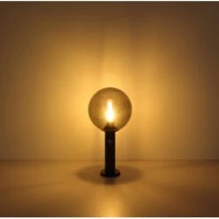 Globo Außenleuchte Hedwig Glas Aufwärts Leuchtend Ø 25 Cm Anthrazit -Globo Lighting 756212 3749 6