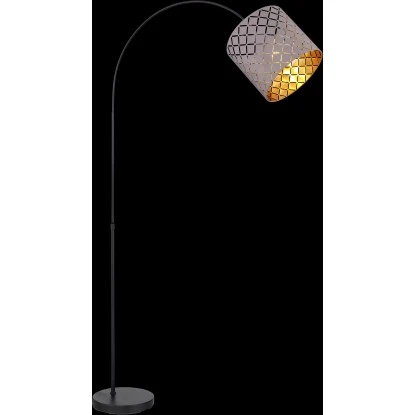 Globo Stehleuchte Cindy 1-flammig Metall Schwarz Matt Höhenverstellbar 4 Globo Stehleuchte Cindy 1-flammig Metall Schwarz Matt Höhenverstellbar – Bild 2