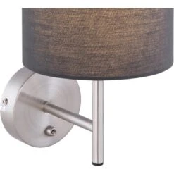 Globo Wandleuchte Sanna Textil Anthrazit -Globo Lighting 756228 3749 4