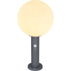 Globo Außenleuchte Ossy Ø 25 Cm X 50 Cm Anthrazit Mit Sensor