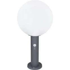 Globo Außenleuchte Ossy Ø 25 Cm X 50 Cm Anthrazit Mit Sensor -Globo Lighting 756234 3749 3