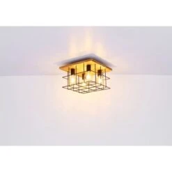 Globo Deckenleuchte Merril 3-flammig Metall Schwarz 20 Globo Deckenleuchte Merril 3-flammig Metall Schwarz -Globo Lighting 756236 3749 9