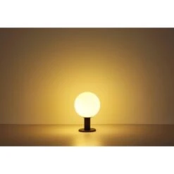 Globo Außenleuchte Ossy Glas Opal Weiß Aufwärts Ø 25 Cm Anthrazit 15 Globo Außenleuchte Ossy Glas Opal Weiß Aufwärts Ø 25 Cm Anthrazit -Globo Lighting 756419 3749 6