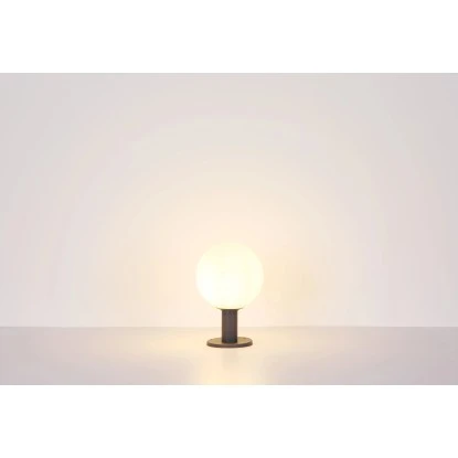 Globo Außenleuchte Ossy Glas Opal Weiß Aufwärts Ø 25 Cm Anthrazit 9 Globo Außenleuchte Ossy Glas Opal Weiß Aufwärts Ø 25 Cm Anthrazit – Bild 7