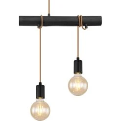 Globo Hängeleuchte Leo 4-flammig Metall Schwarz Matt -Globo Lighting 756556 3749 6